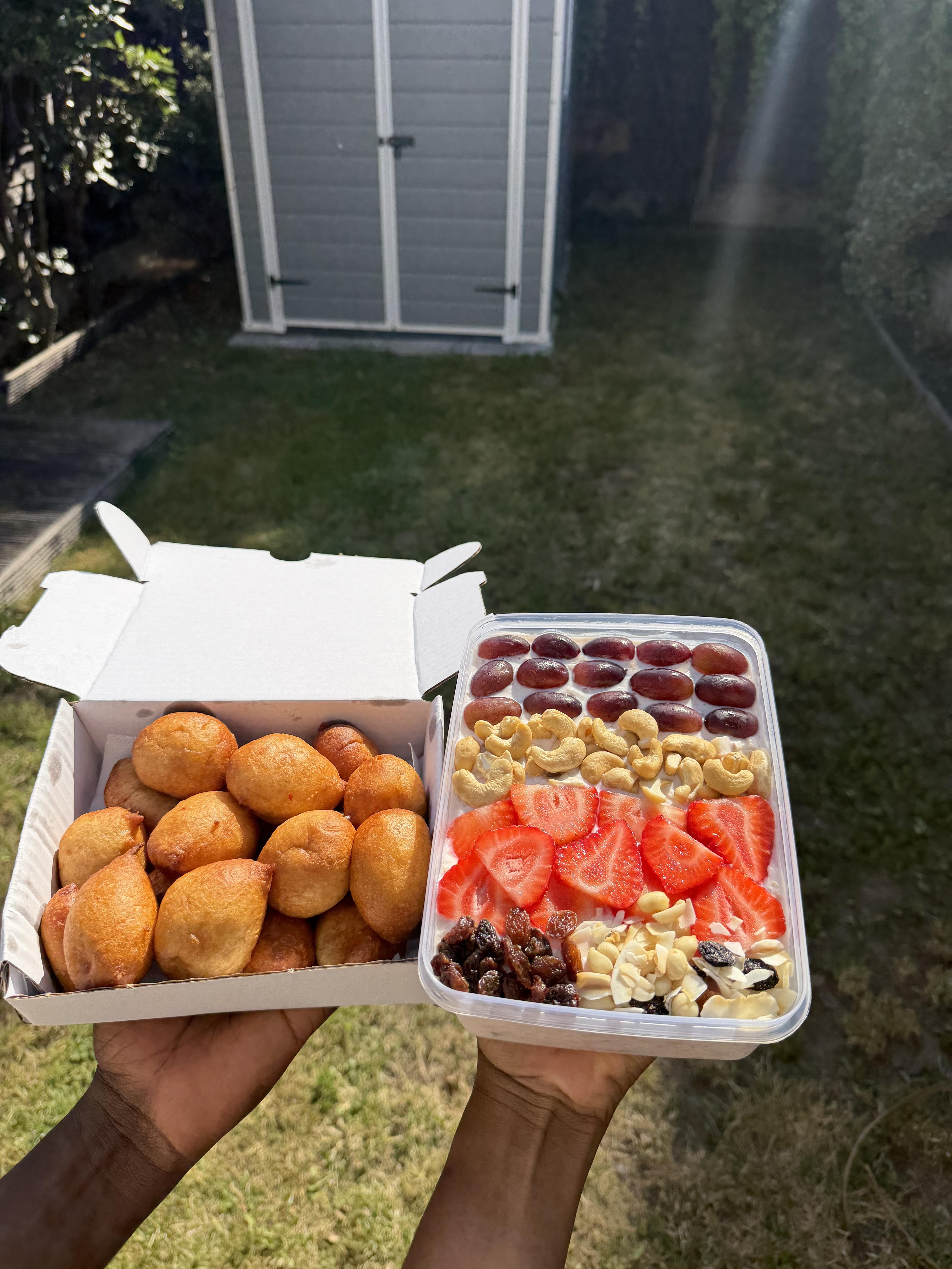 FRUIT PARFAIT & PUFF PUFF